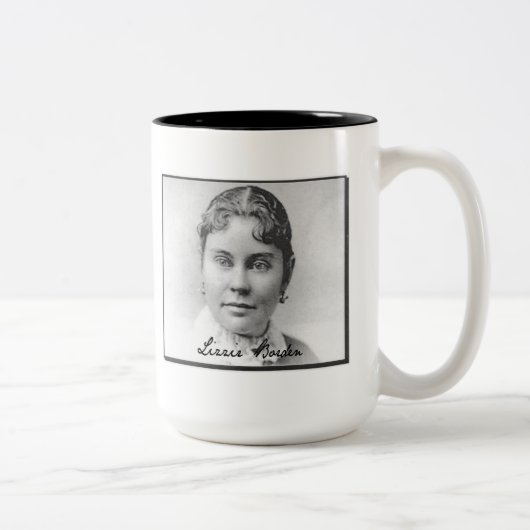 Lizzie Borden Zweifarbige Tasse (Rechts)