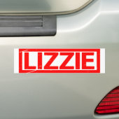 Lizzie Briefmarke Autoaufkleber (Auf Auto)
