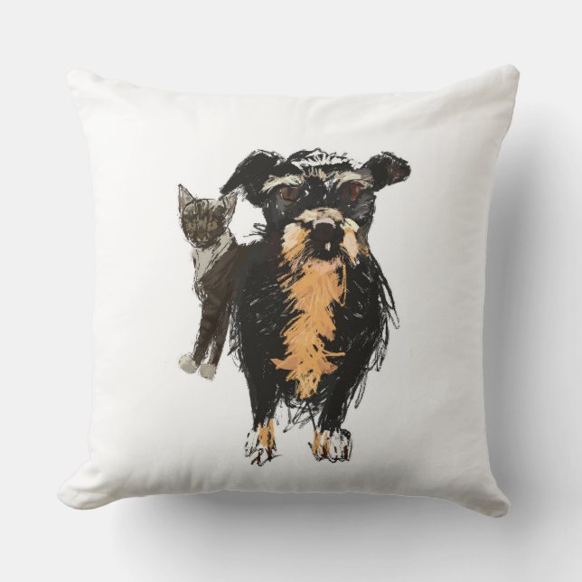 Lizzie & Kitty Kissen (Vorderseite)