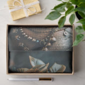 Lizzy, die Hippie-Lizard-Dekoupage Seidenpapier (Geschenk)