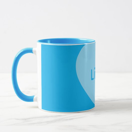 Lizzy Hugs Coffee Mug Tasse (Links)