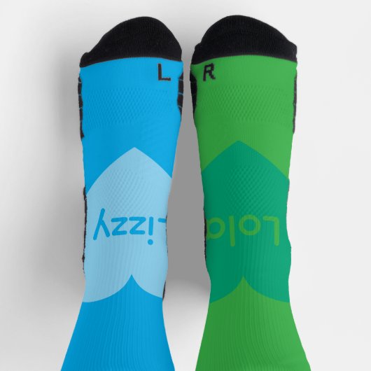 Lizzy Hugs Reversible  Socken (Oben)