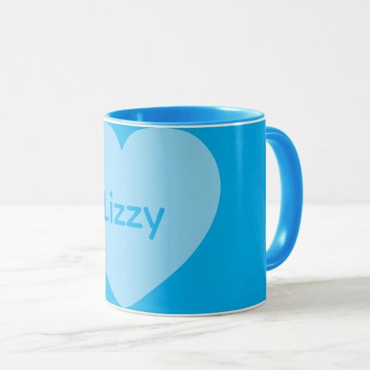 Lizzy Hugs Tasse (VorderseiteRechts)