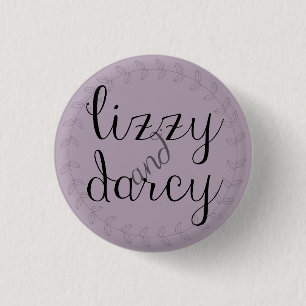 Lizzy u. Darcy Button für Jane Austen lockert auf
