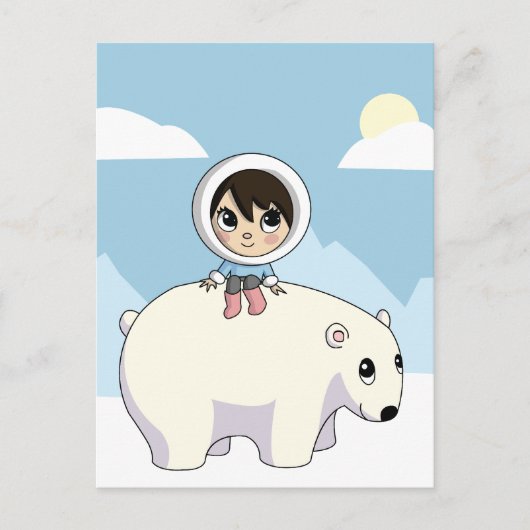 Lizzy und Zuckerguss Postkarte (Vorderseite)