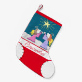 Lizzy's People Angels Holy Night Strumpf Kleiner Weihnachtsstrumpf (Vorderansicht (hängend))