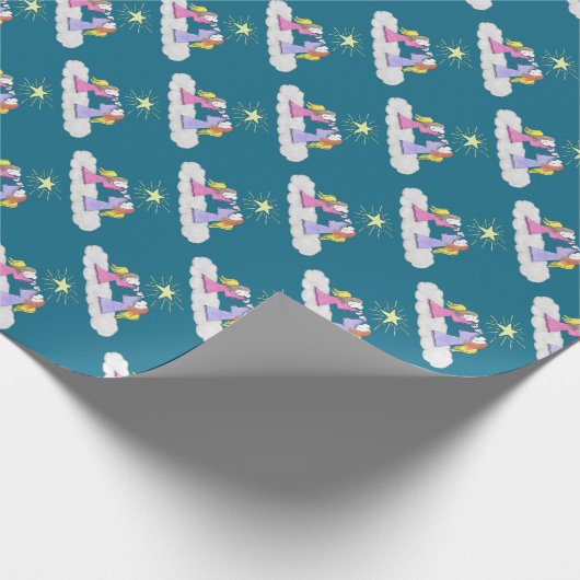 Lizzy's People Angels Holy Night Wrapping Paper Geschenkpapier (Ecke)