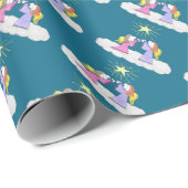 Lizzy's People Angels Holy Night Wrapping Paper Geschenkpapier (Rolleneckpunkt)