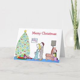 Lizzy's People Weihnachtsüberraschungskarte Feiertagskarte