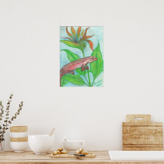 "Lizzzard, lizzzard, lizzzard" Poster (Küche)