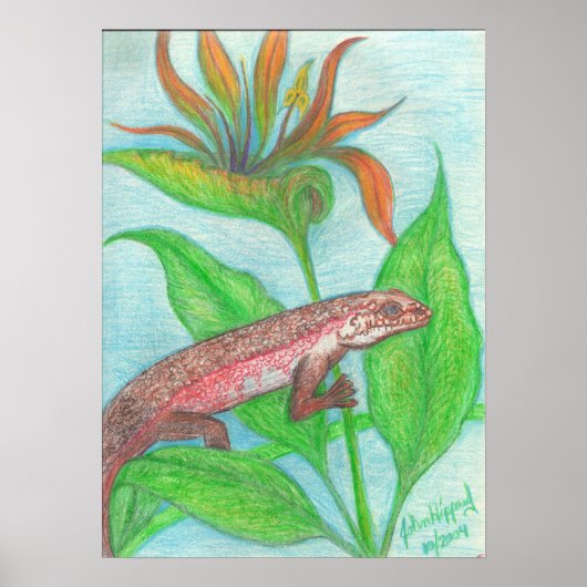 "Lizzzard, lizzzard, lizzzard" Poster (Vorne)