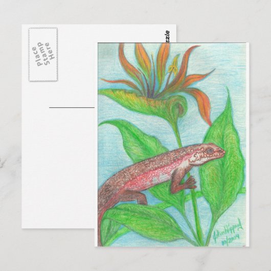 Lizzzard Postkarte (Vorne/Hinten)