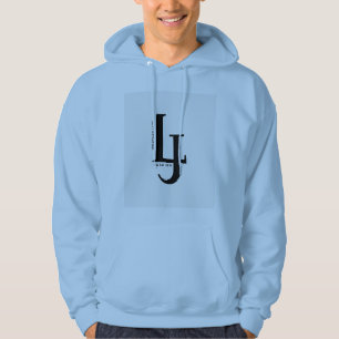 LJ Monogram Blaues Kapuzenpullover   Königlich Bla Hoodie