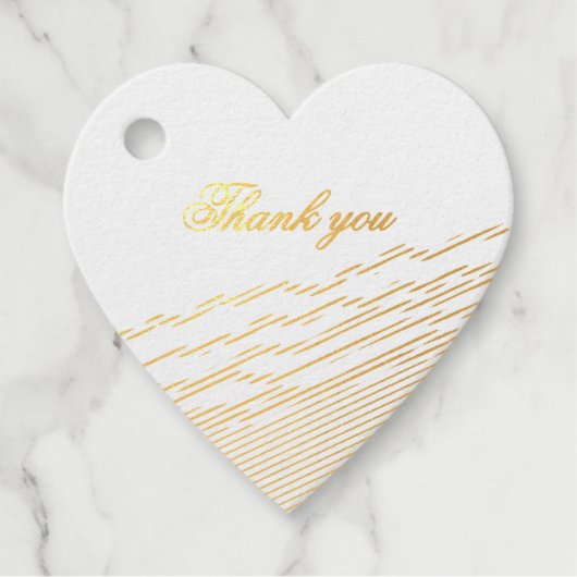LJ Monogram Modern Elegant Beach Wedding Geschenkanhänger (Vorderseite)