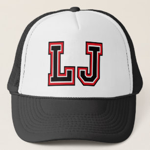 LJ Monogram Trucker Hat Truckerkappe