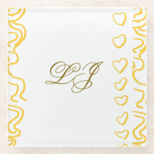 LJ Monogram Untersetzer
