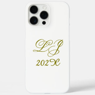 LJ-Monogramm Elegante moderne Hochzeit iPhone 16 Pro Max Hülle