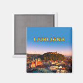 Ljubljana 002U Magnet (Vorderseite/Rückseite)