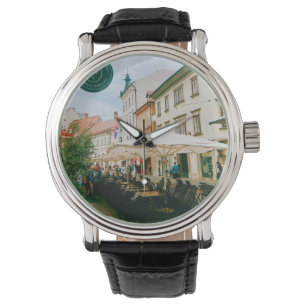 Ljubljana Cityscape Armbanduhr