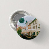 Ljubljana Cityscape Button (Vorne & Hinten)