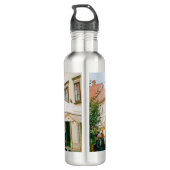 Ljubljana Cityscape Edelstahlflasche (Rückseite)