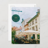 Ljubljana Cityscape Feiertagspostkarte (Vorne/Hinten)