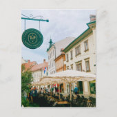 Ljubljana Cityscape Feiertagspostkarte (Vorderseite)