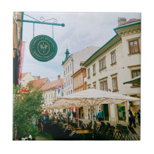 Ljubljana Cityscape Fliese