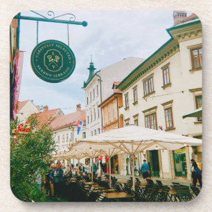 Ljubljana Cityscape Getränkeuntersetzer