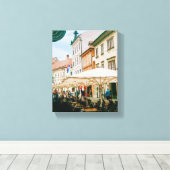 Ljubljana Cityscape Leinwanddruck (Insitu (Holzboden))