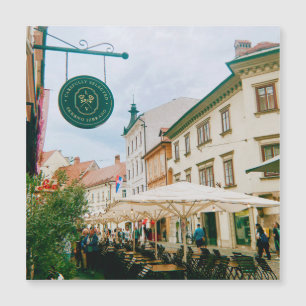 Ljubljana Cityscape Magnetkarte