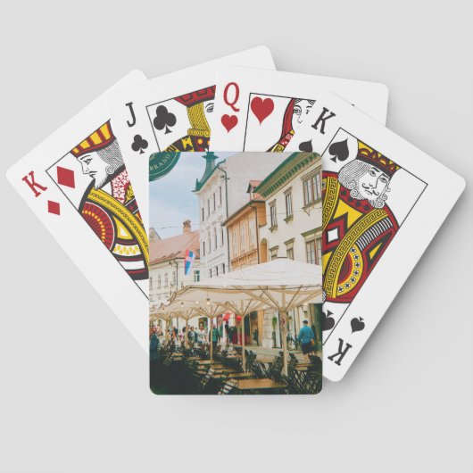 Ljubljana Cityscape Spielkarten (Rückseite)