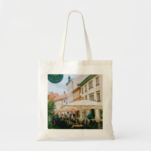 Ljubljana Cityscape Tragetasche (Vorne)