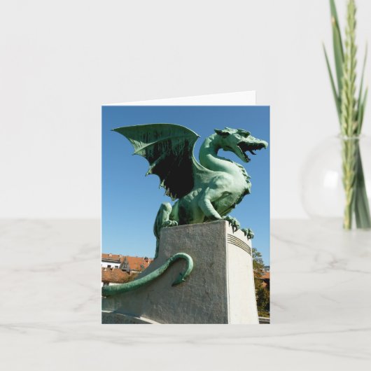 Ljubljana Dragon Karte (Vorderseite)