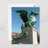 Ljubljana Dragon Postkarte (Vorne/Hinten)