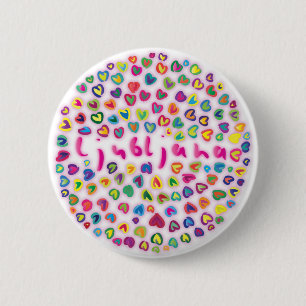 Ljubljana… in der Liebe mit dieser Stadt:) Button