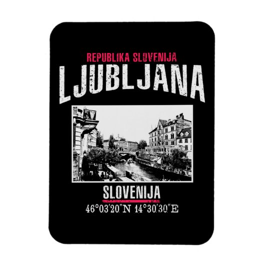 Ljubljana Magnet (Vertikal)