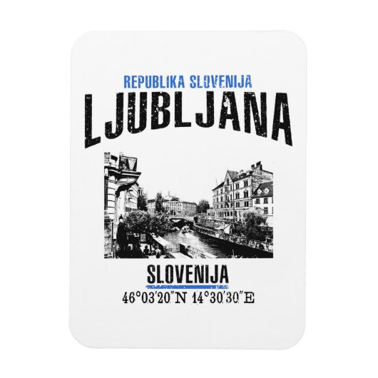 Ljubljana Magnet (Vertikal)
