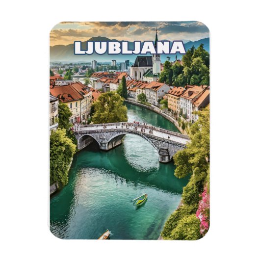 Ljubljana Magnet (Vertikal)
