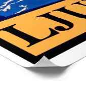 Ljubljana Poster (Ecke)