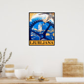 Ljubljana Poster (Küche)