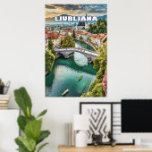 Ljubljana Poster (Heimbüro)
