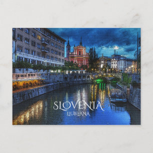 Ljubljana Postkarte