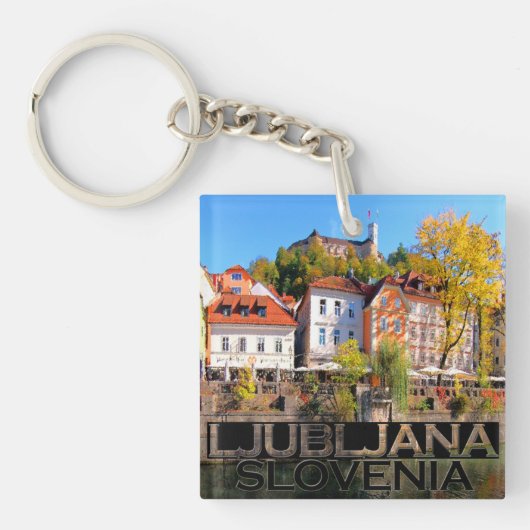 Ljubljana Schlüsselanhänger (Vorderseite)
