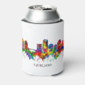 Ljubljana Skyline Dosenkühler (Kanne Rückseite)