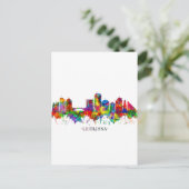 Ljubljana Skyline Feiertagspostkarte (Stehend Vorderseite)