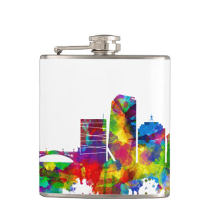 Ljubljana Skyline Flachmann