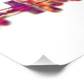 Ljubljana Skyline Fotodruck (Ecke)