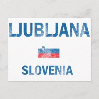 Ljubljana Slovenije Postkarte