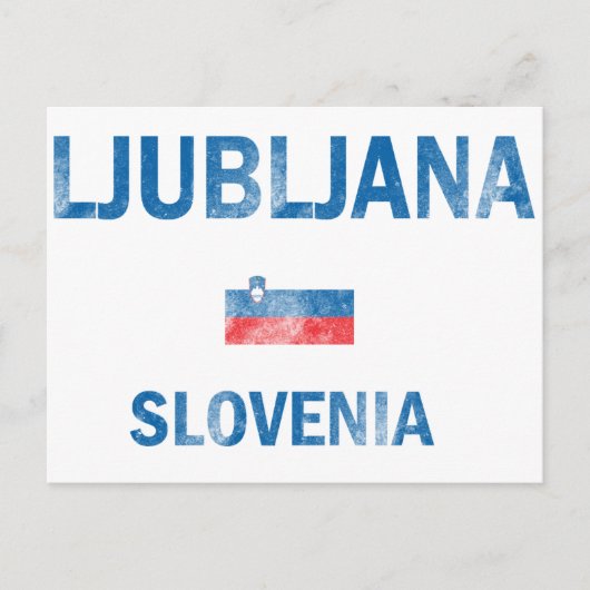 Ljubljana Slovenije Postkarte (Vorderseite)